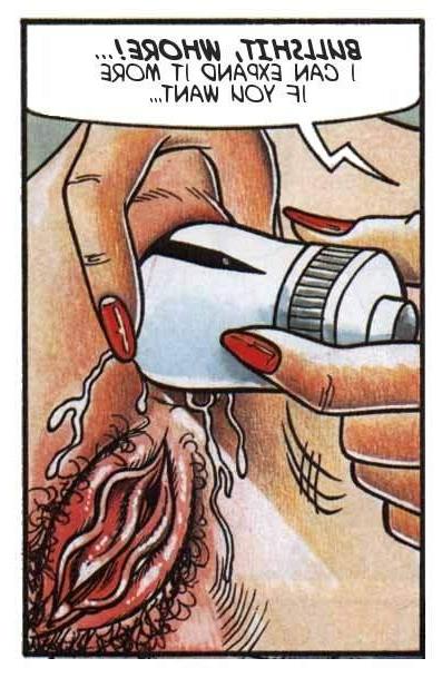 15P massive anal dildo in scared blonde