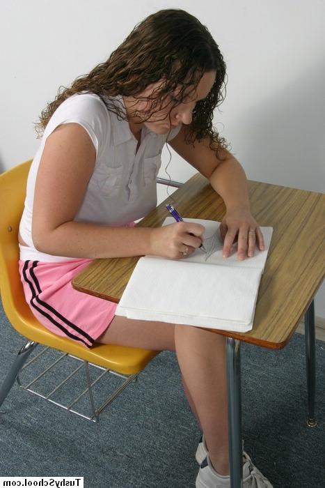 16P schoolgirl teens in anal dildo action