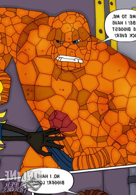 12P Fantastic Four porn comics