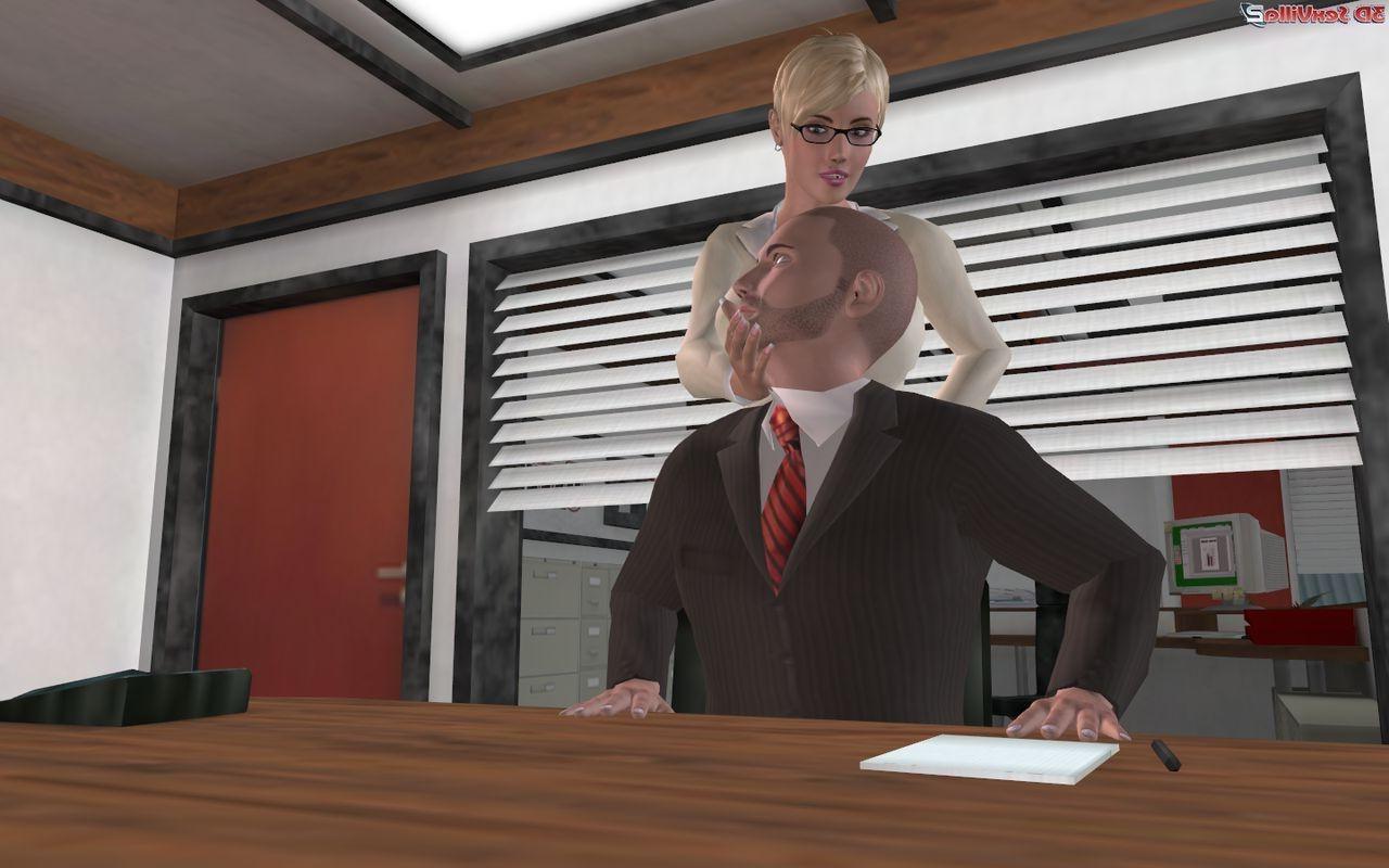 16P Horny cg boss demands sex from her new assistant