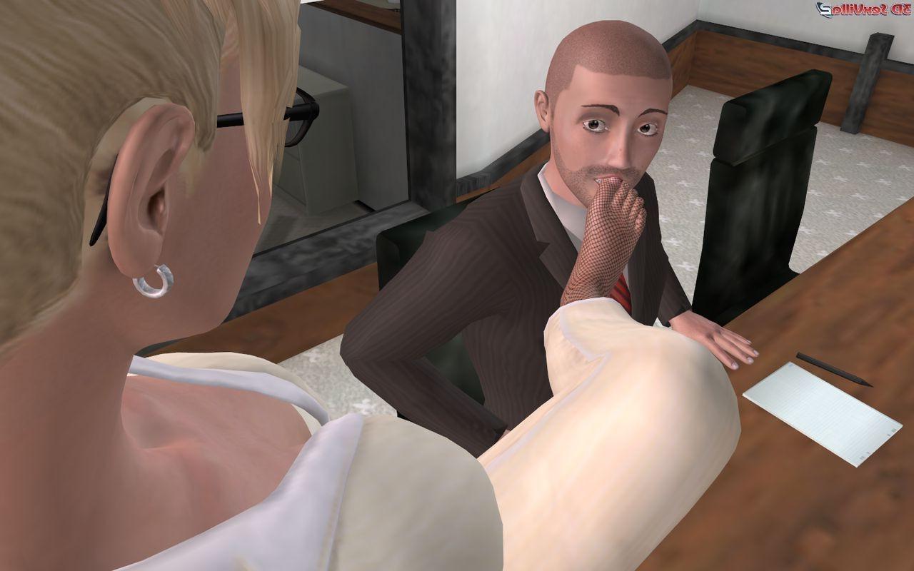 16P Horny cg boss demands sex from her new assistant