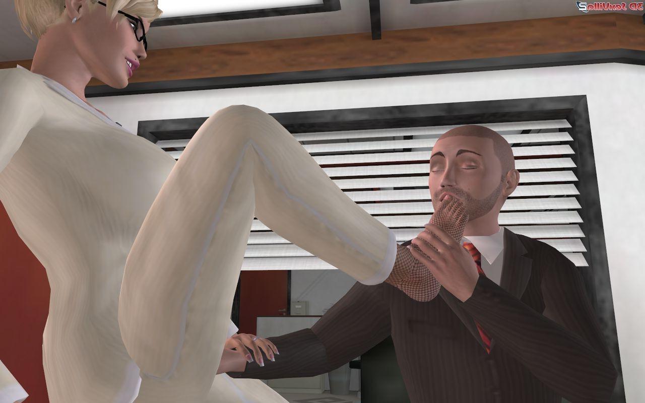 16P Horny cg boss demands sex from her new assistant