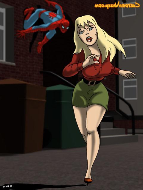 12P Horny Spidey banging Gwens wet pussy