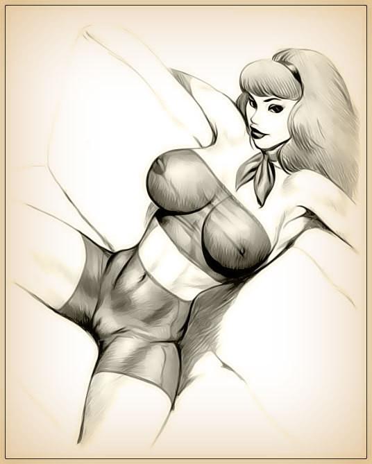 12P Virgin and innocent Daphne Blake with convered eyes