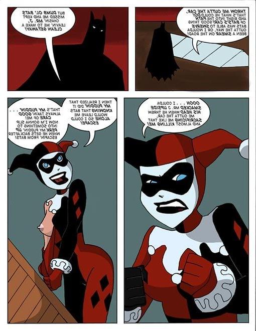 12P Messy Harley Quinn takes creamy cum facial and cums