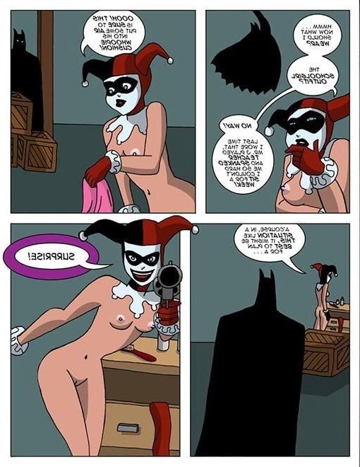 12P Messy Harley Quinn takes creamy cum facial and cums