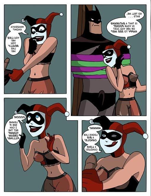 12P Messy Harley Quinn takes creamy cum facial and cums