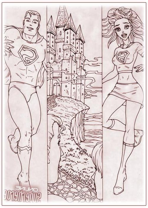12P Tanned Supergirl gets spewed in spermshots and cums