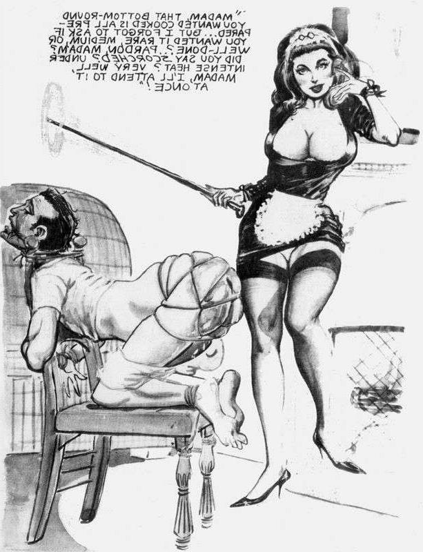 13P beautiful busty mistress in sexual erotic femdom artworks