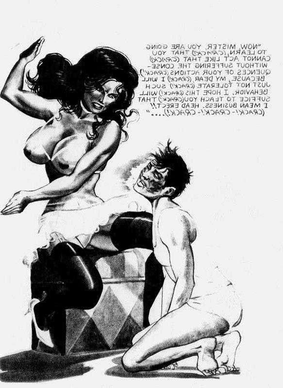 13P beautiful busty mistress in sexual erotic femdom artworks