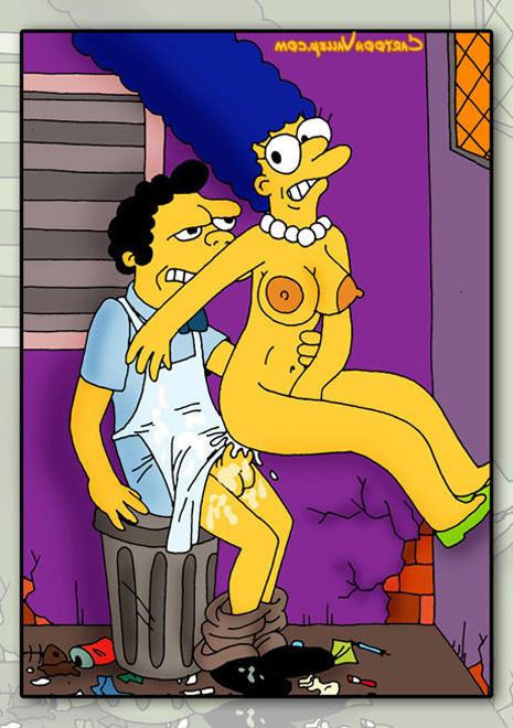 12P Whore Edna with tanned body getting banged by Homer