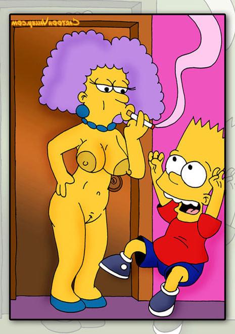12P Whore Edna with tanned body getting banged by Homer