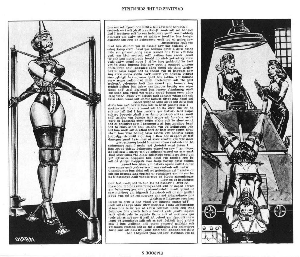 15P evil bondage machines females bound in fetish