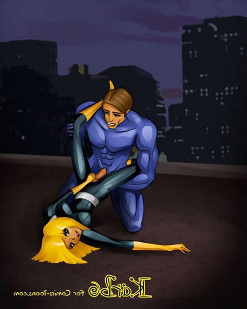 12P Storm with plump melons gets fucked by Nightcrawler
