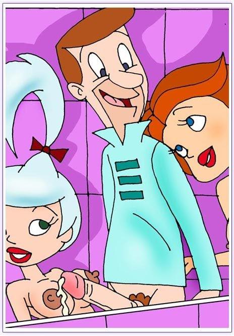 12P Messy Jane Jetson was filled and explodes in orgasm