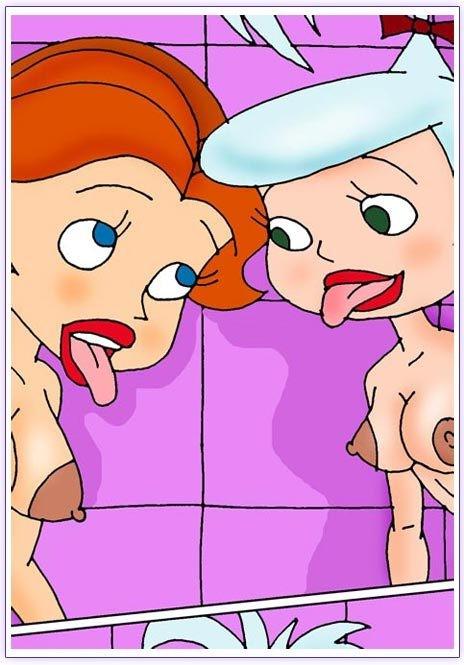 12P Messy Jane Jetson was filled and explodes in orgasm
