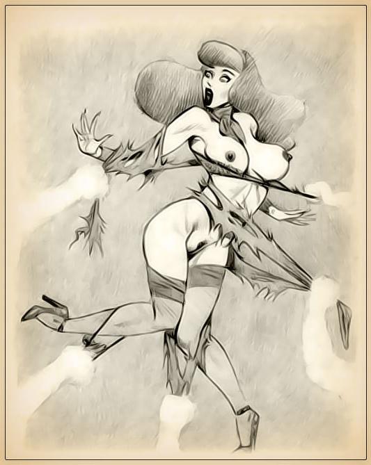 12P Daphne getting bound and getting soaked with sperm