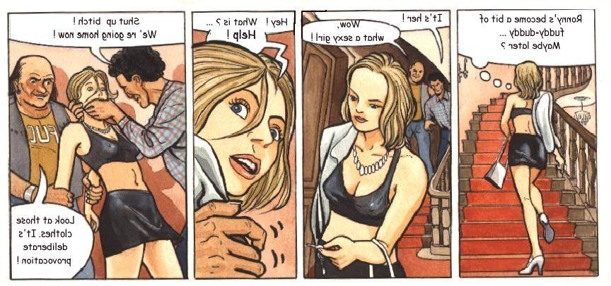 15P cute breats blonde rope bound to table for sex