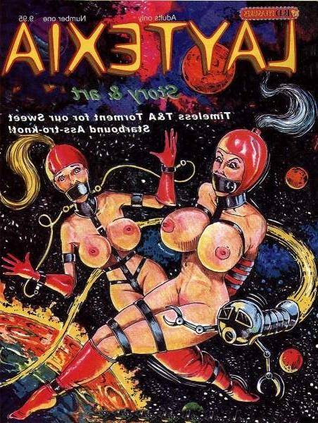 15P huge breast women bound with latex and leather for sex orgy