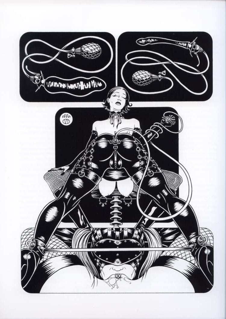15P bizarre fetish artwork for extreme bondage sex for evil men