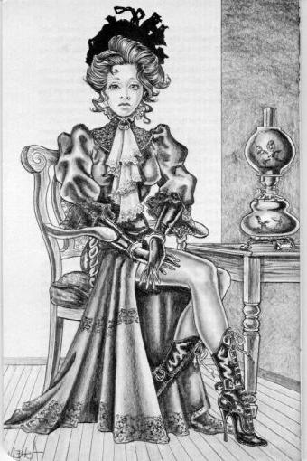 15P pretty women bound with ropes and chains