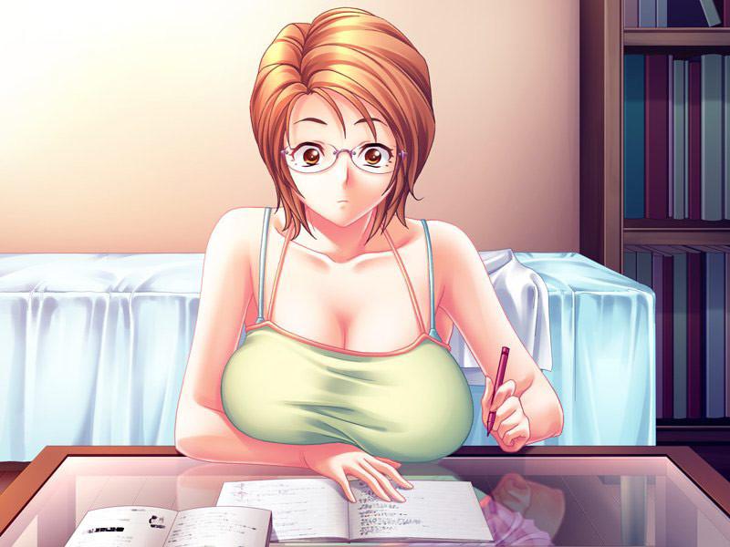 20P Sexy smart hentai school teacher with huge breasts fucks student