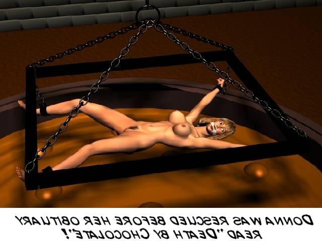 15P tanned breasts strapped down eletrocuted