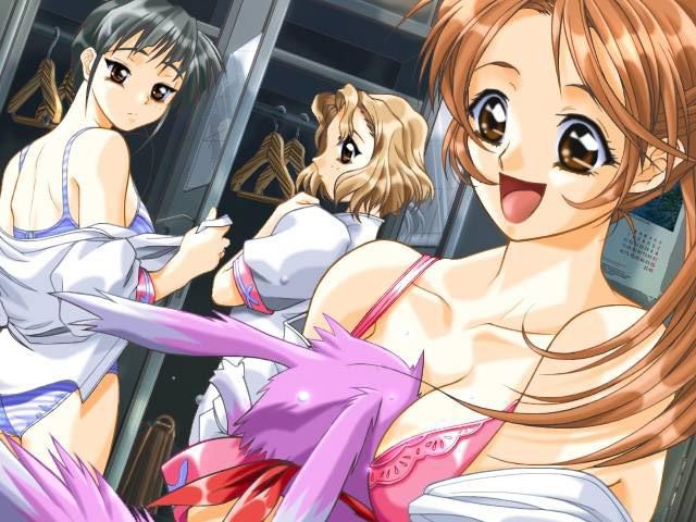 20P Innocent hentai schoolgirls in sexy skirt uniforms get naked