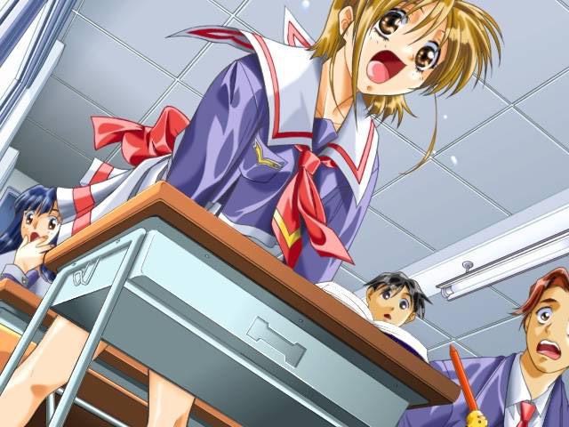 20P Innocent hentai schoolgirls in sexy skirt uniforms get naked