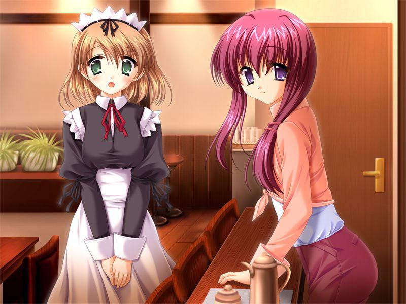 19P Cute teen hentai maids with plump butts and titties want sex