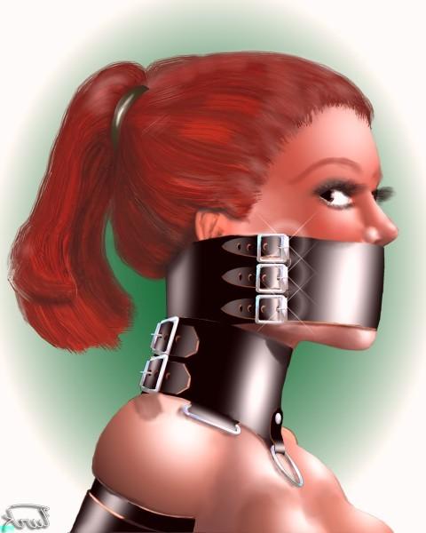 15P erotic female bondage artwork