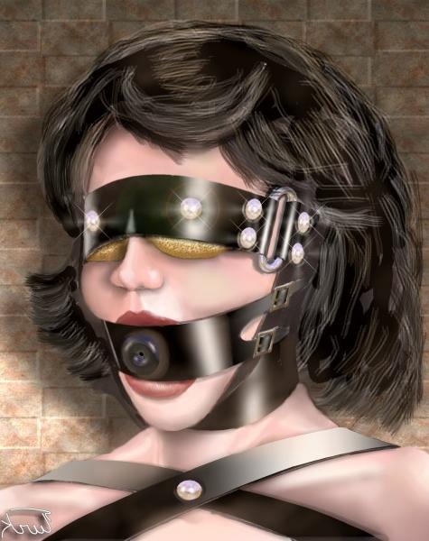 15P erotic female bondage artwork
