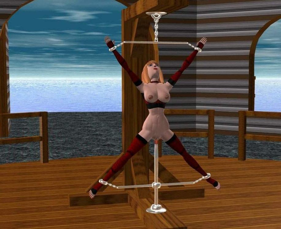 15P erotic female bondage artwork