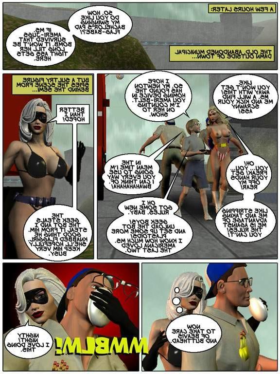 15P huge breast brunette superhero bdsm