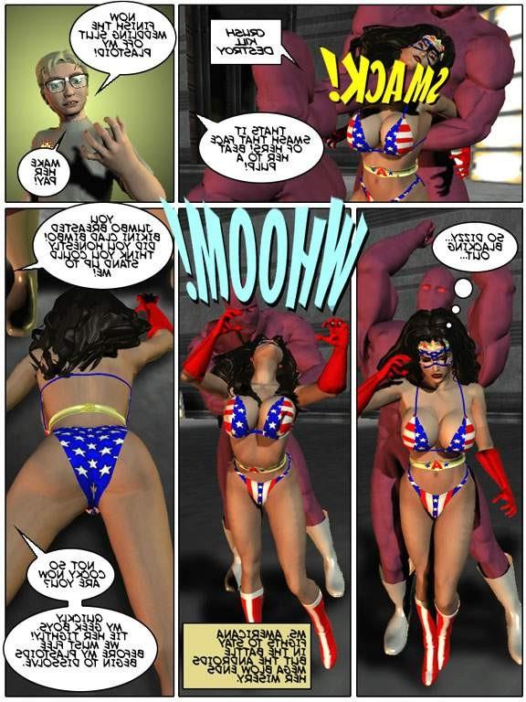 15P huge breast brunette superhero bdsm