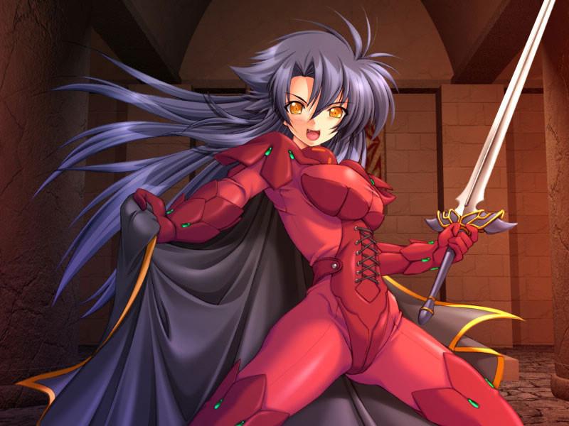 20P Submissive slaves with big breasts in a dark magical world