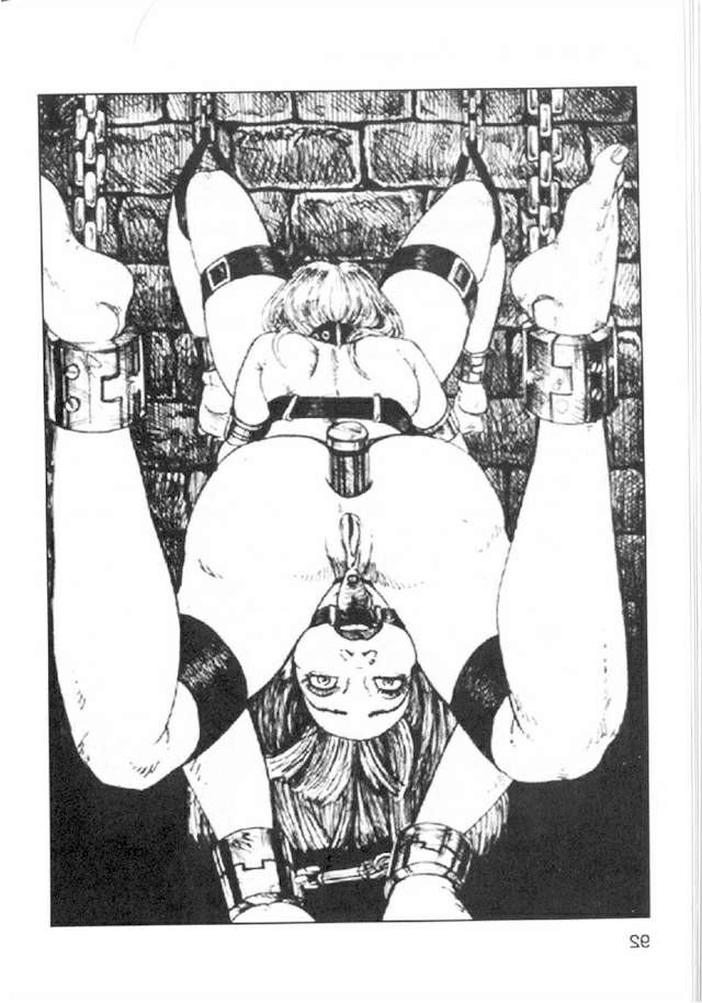 15P big breast women in extreme bondage art