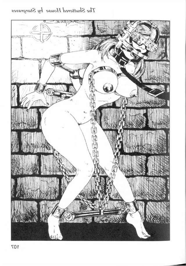 15P big breast women in extreme bondage art