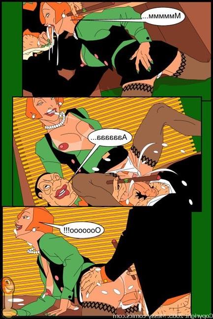 9P Adorable slut fucking hard with her boss and Dracula
