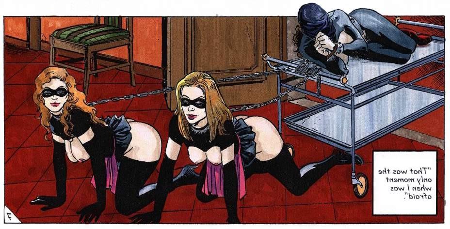 15P cute women tied to bondage sex table