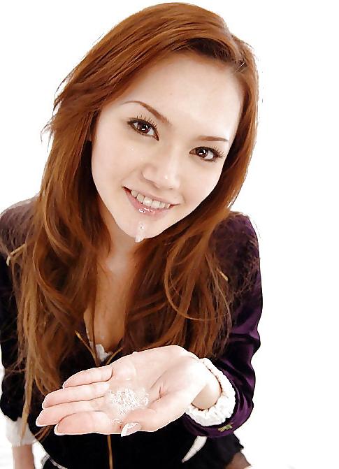 15P Japanese messy facials asian cumshots