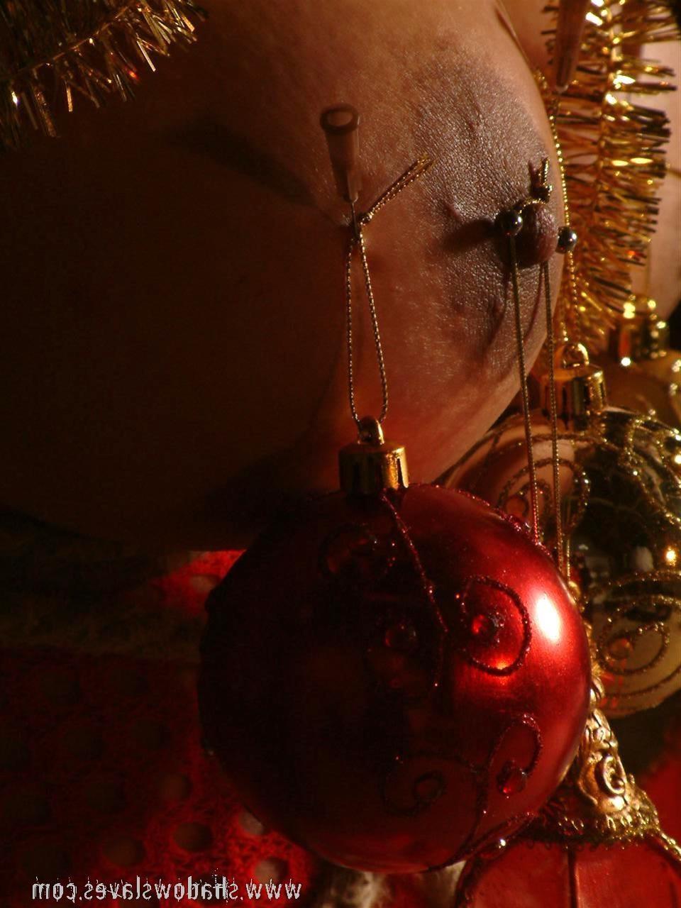 11P Asian beauty bound and decorated for the festive season