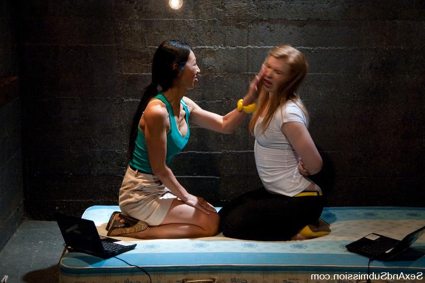 15P Tia Ling and Madison are bound by strict master to get fucked