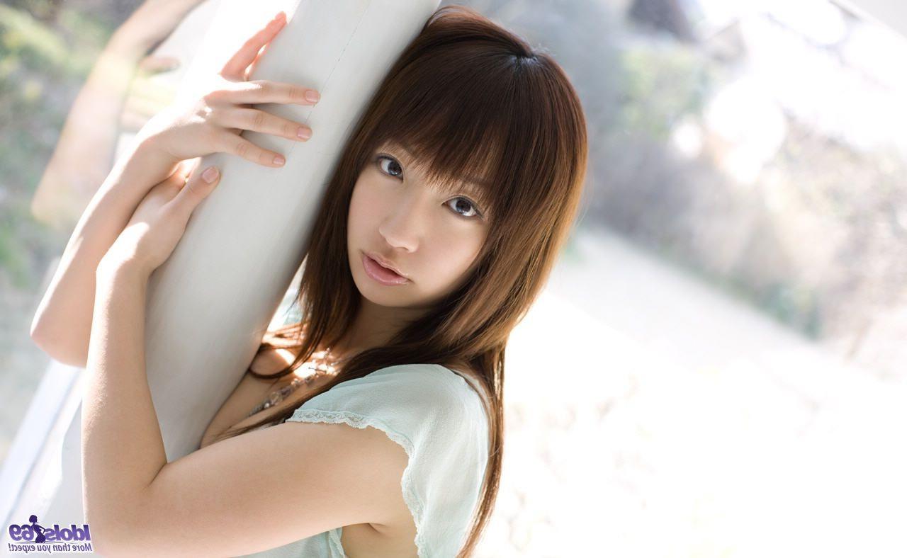 16P Cute innocent teen model shyly smiles