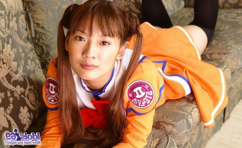 15P Innocent looking Japanese tramp teases cocks