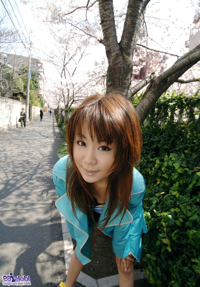 16P Hot horny Asian student in a mini skirt