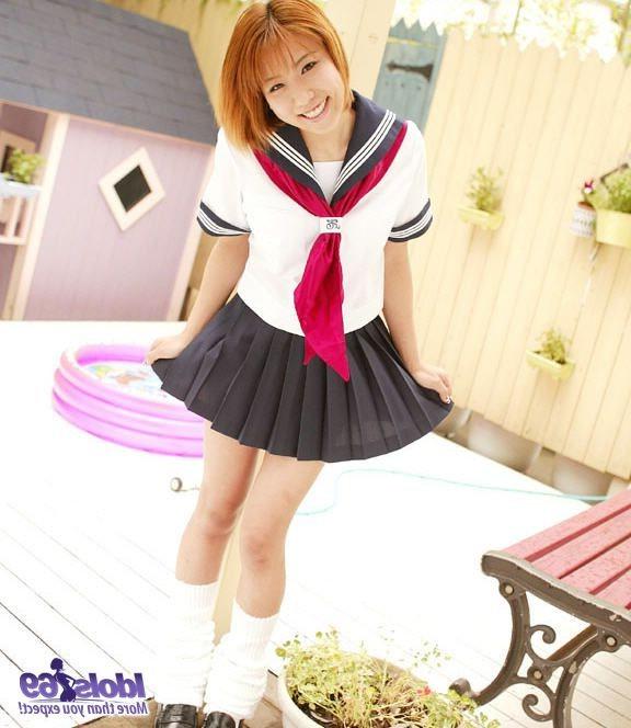 16P Yuri is a slutty Asian student who shows off