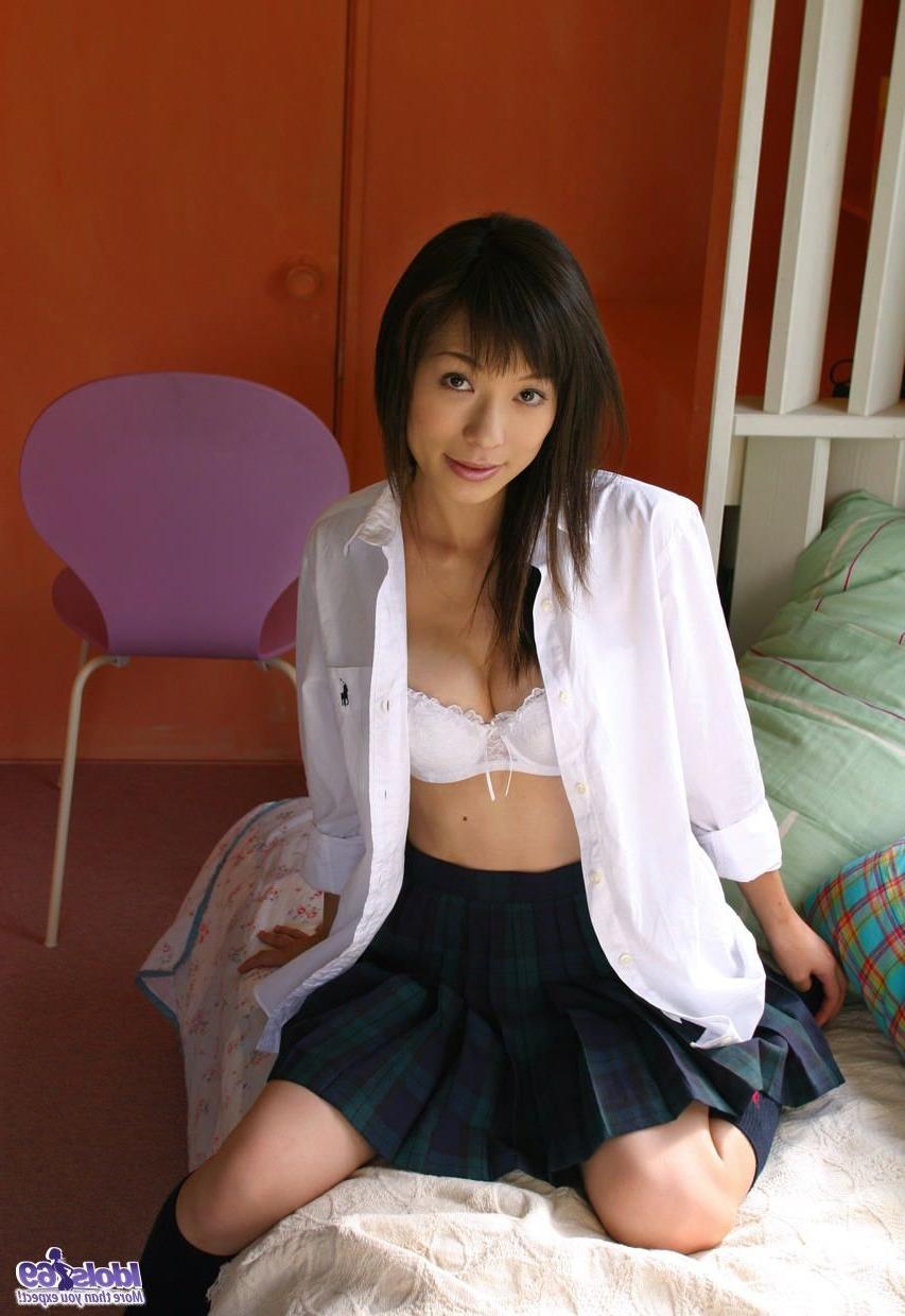 16P Slutty Asian college student strips in school