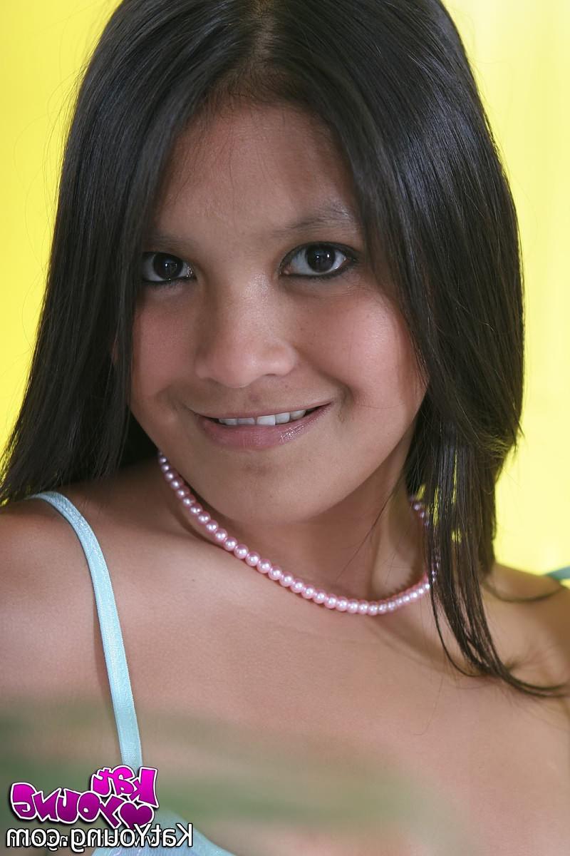 16P Kat Young :: Beautiful exotic teen posing n stripping only for you