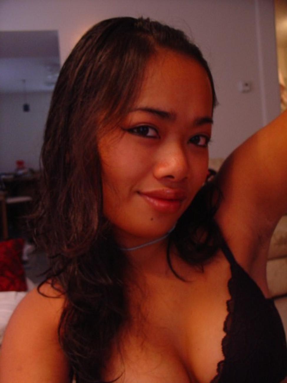 16P Asian cutie slides off her lacey panties for a doggie banging